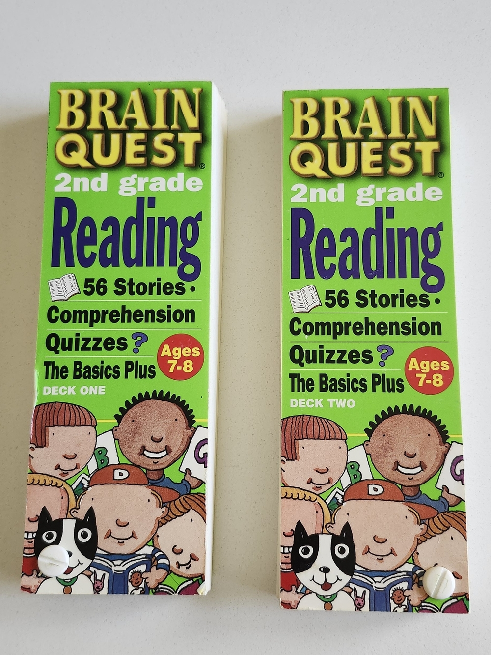 2nd Grade Reading Flash Cards - Green